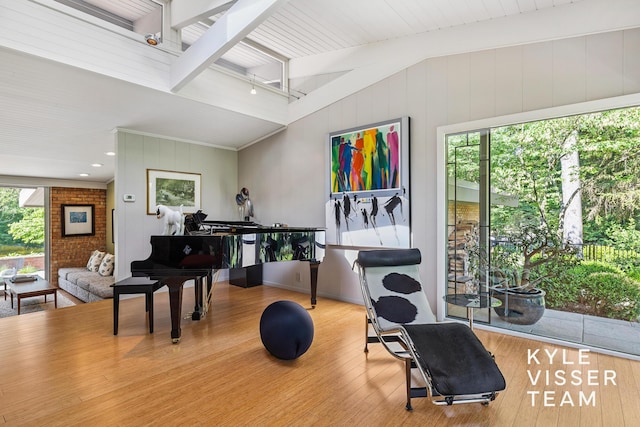 130 Robinwood Ave SE, Grand Rapids, MI 49506 - living area featuring wood finished floors