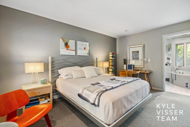 130 Robinwood Ave SE, Grand Rapids, MI 49506 - bedroom with carpet and tile patterned flooring