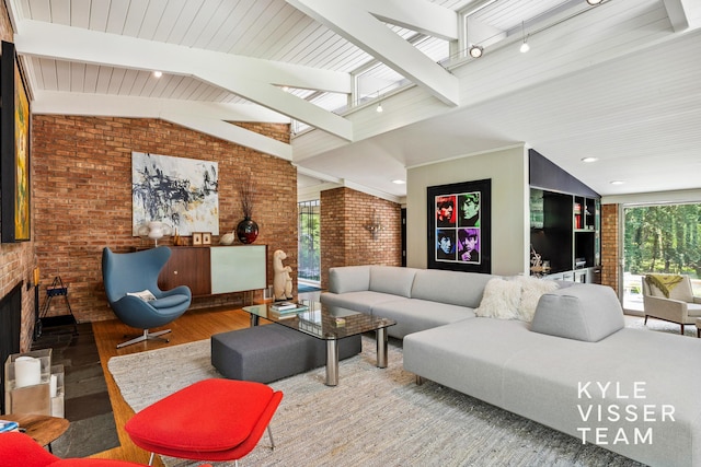 130 Robinwood Ave SE, Grand Rapids, MI 49506 - community lobby featuring brick wall