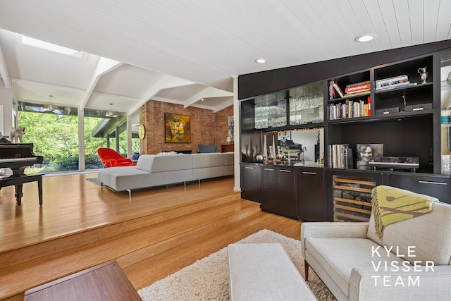 130 Robinwood Ave SE, Grand Rapids, MI 49506 - living room featuring light wood-style floors