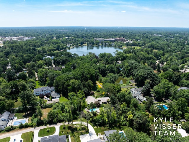 130 Robinwood Ave SE, Grand Rapids, MI 49506 - drone / aerial view of a forest and a nearby body of water
