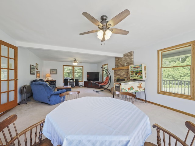 626 Skocelas Rd N, Manistee, MI 49660 - bedroom with carpet floors and baseboards
