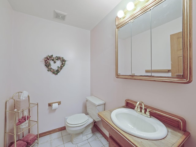 626 Skocelas Rd N, Manistee, MI 49660 - bathroom featuring vanity and tile patterned floors