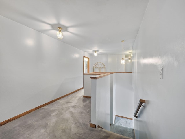 626 Skocelas Rd N, Manistee, MI 49660 - hall with carpet floors and baseboards
