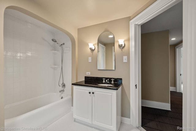 532 Wallace St, Southfield, MI 48009 - bathroom featuring vanity and tub / shower combination