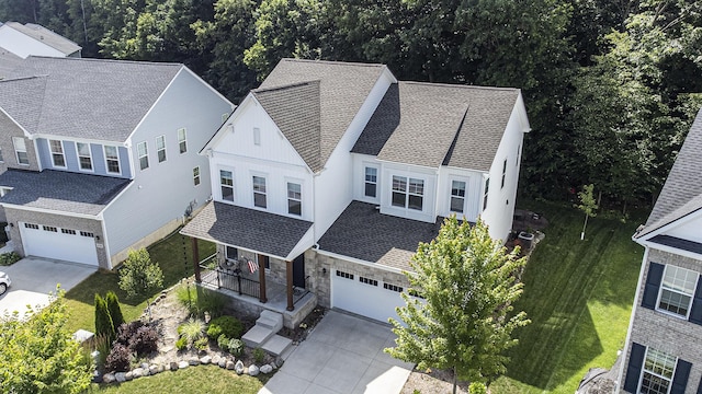 6217 S Trailwoods Dr, Ann Arbor, MI 48103 - view from above of property