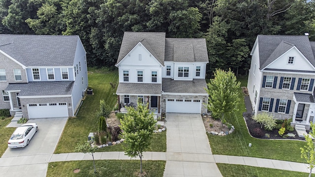 6217 S Trailwoods Dr, Ann Arbor, MI 48103 - aerial view of property and surrounding area