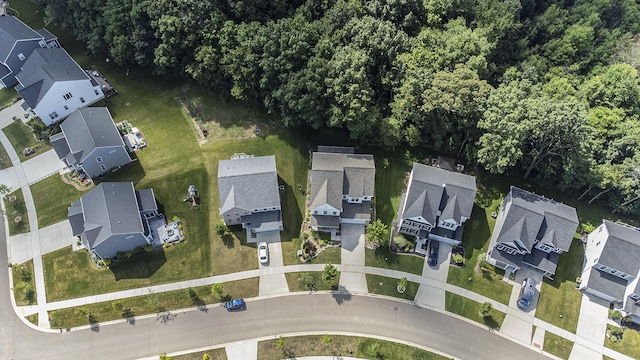 6217 S Trailwoods Dr, Ann Arbor, MI 48103 - aerial overview of property's location with nearby suburban area