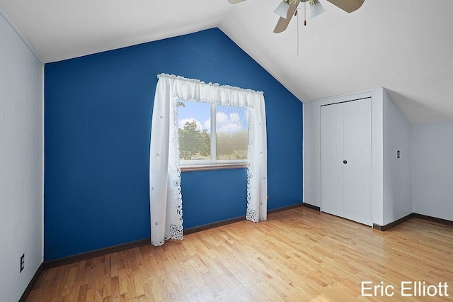4305 76th St SW, Byron Center, MI 49315 - bonus room with wood finished floors, ceiling fan, and vaulted ceiling