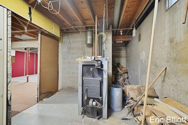 4305 76th St SW, Byron Center, MI 49315 - utility room with a heating unit