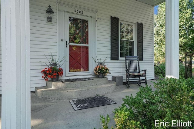 4305 76th St SW, Byron Center, MI 49315 - doorway to property with a porch