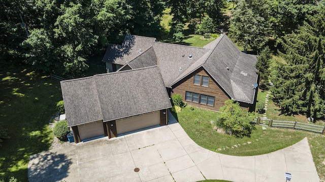 11463 Snowshoe Dr, Plainwell, MI 49080 - view from above of property