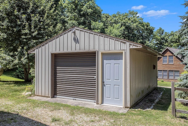 11463 Snowshoe Dr, Plainwell, MI 49080 - view of detached garage