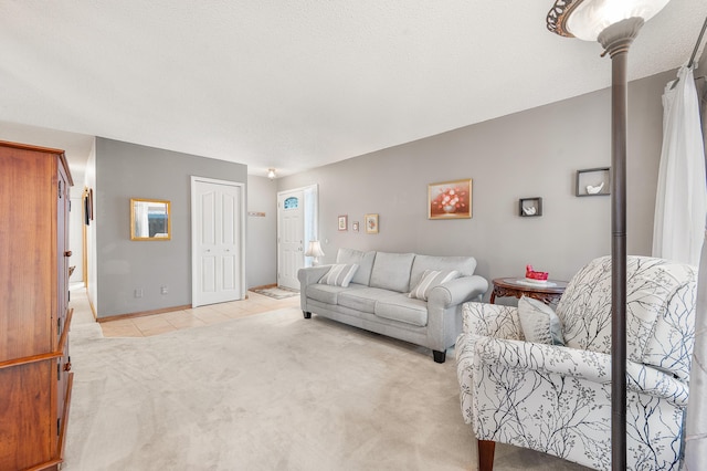 18165 Shamrock Blvd, Big Rapids, MI 49307 - living room with light tile patterned floors and light colored carpet