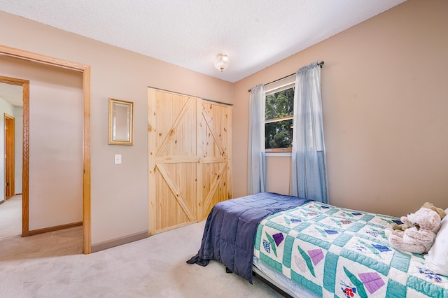 18165 Shamrock Blvd, Big Rapids, MI 49307 - carpeted bedroom with baseboards and a textured ceiling