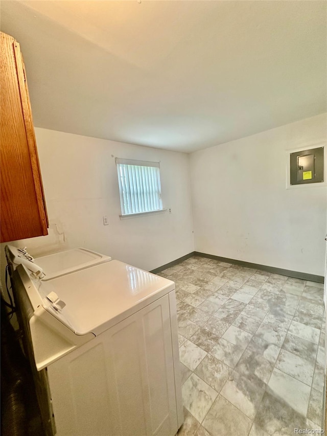 25631 Statler St, Taylor, MI 48180 - laundry room featuring electric panel and cabinet space