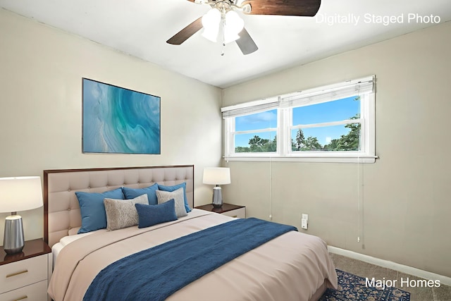 1435 Sweet St NE, Grand Rapids, MI 49505 - bedroom with carpet flooring and a ceiling fan