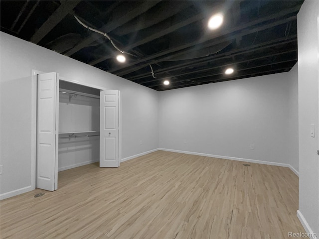 1960 Frances Way, Ypsilanti, MI 48198 - finished basement with wood finished floors and baseboards