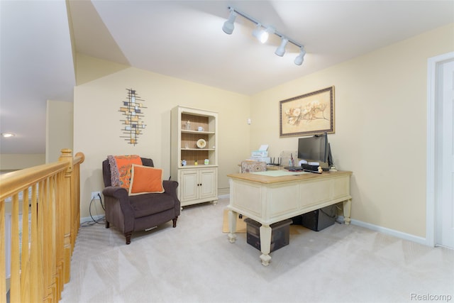 13381 Latheron Dr, Plymouth, MI 48170 - office with light colored carpet and track lighting