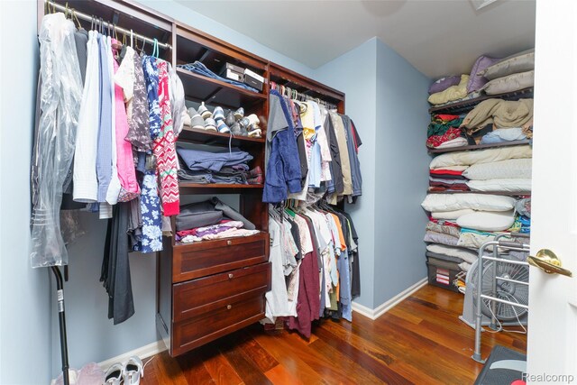 13381 Latheron Dr, Plymouth, MI 48170 - spacious closet featuring wood finished floors
