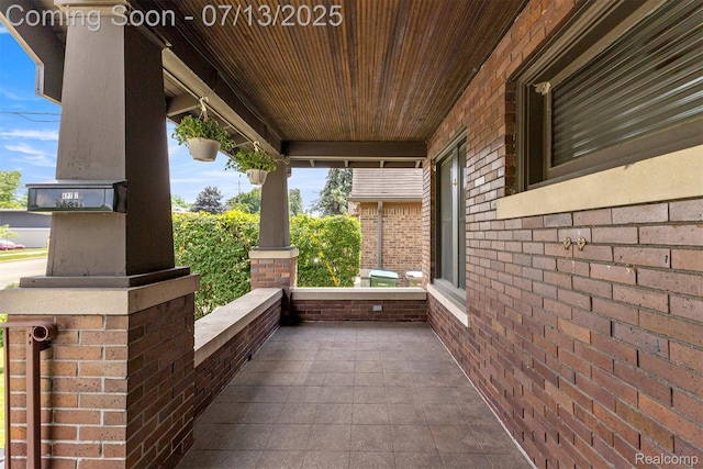 830 S Brady Rd, Dearborn, MI 48124 - view of covered porch