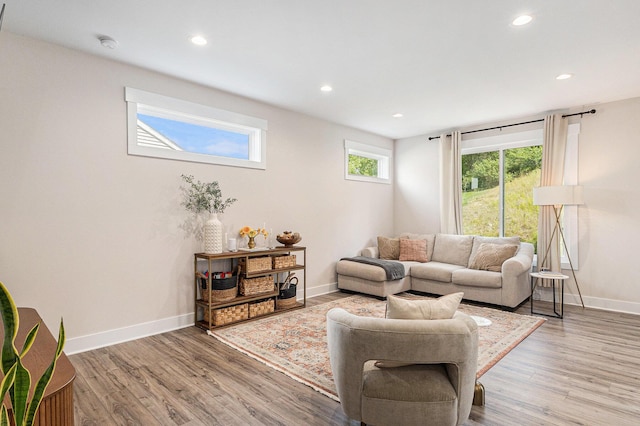 1014 Castlebay Way Unit 8, Hudsonville, MI 49426 - living area with recessed lighting and light wood-type flooring