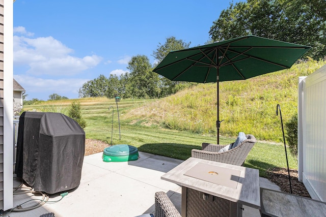 1014 Castlebay Way Unit 8, Hudsonville, MI 49426 - view of patio / terrace featuring grilling area