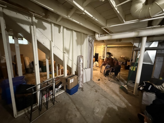 26 Edna Ave, Pontiac, MI 48341 - view of unfinished basement