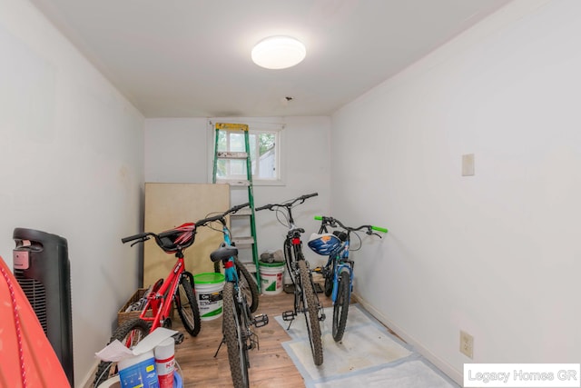 961 Dolphin St SW Unit 013, Wyoming, MI 49509 - exercise area with wood finished floors