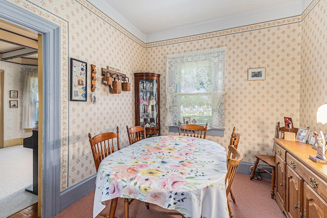 449 4th St, Manistee, MI 49660 - dining area with carpet