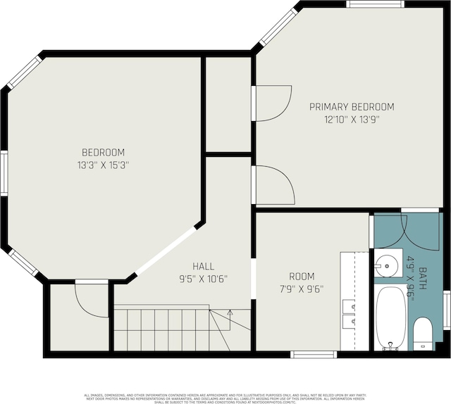 449 4th St, Manistee, MI 49660 - view of floor plan / room layout