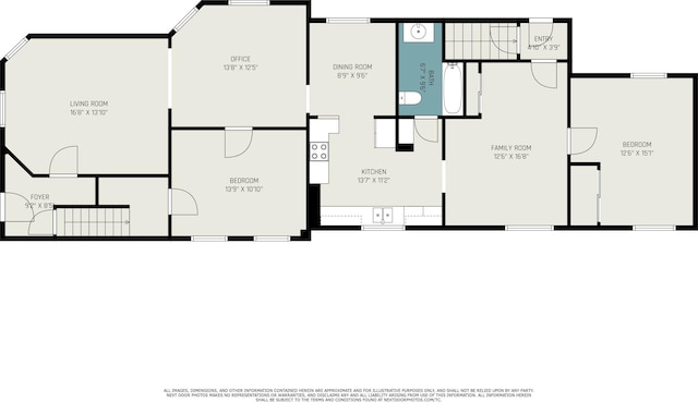 449 4th St, Manistee, MI 49660 - view of property floor plan