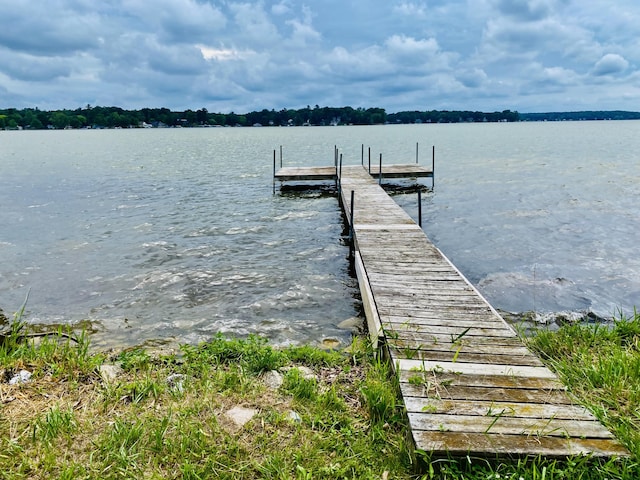 2031 E Oak St, Newaygo, MI 49337 - dock featuring a water view