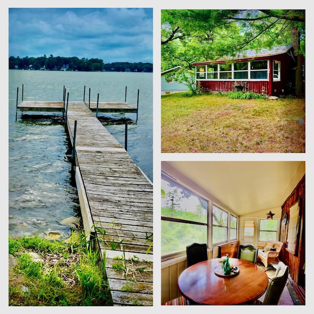2031 E Oak St, Newaygo, MI 49337 - dock area with a water view