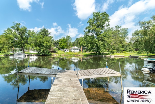 9420 Van Antwerp Rd, Brighton, MI 48116 - dock area with a water view