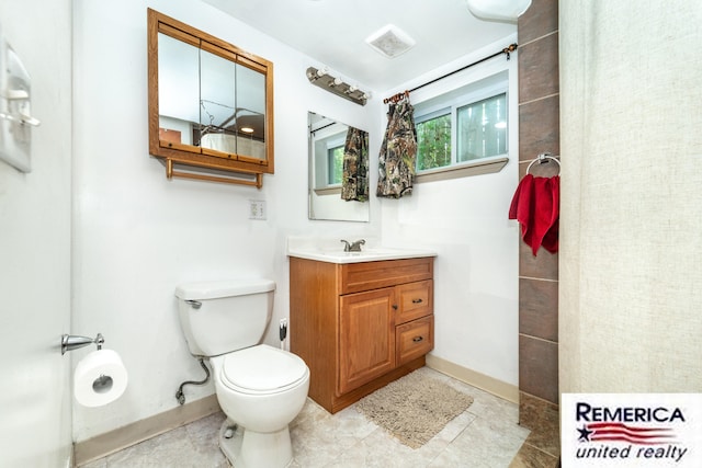9420 Van Antwerp Rd, Brighton, MI 48116 - bathroom featuring vanity and tile patterned floors