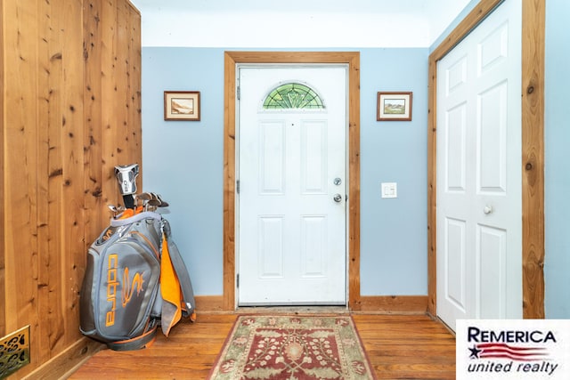 9420 Van Antwerp Rd, Brighton, MI 48116 - entryway featuring wood finished floors