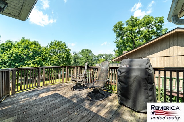 9420 Van Antwerp Rd, Brighton, MI 48116 - deck with a grill