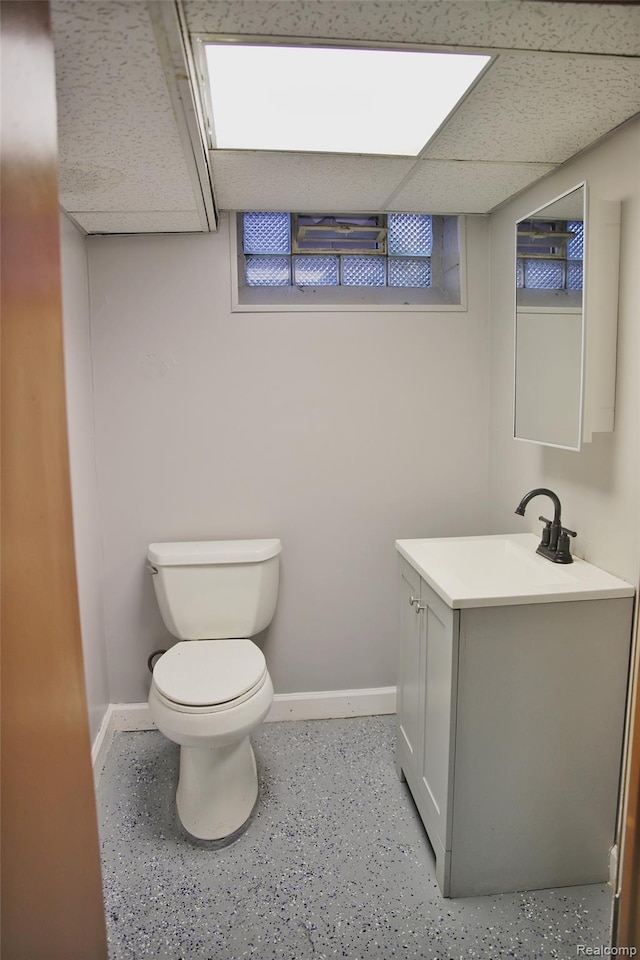 18951 Edinborough, Detroit, MI 48219 - half bath featuring toilet and vanity