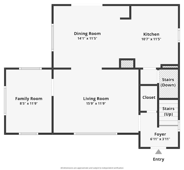 1215 Emerald Ave NE, Grand Rapids, MI 49505 - view of floor plan / room layout