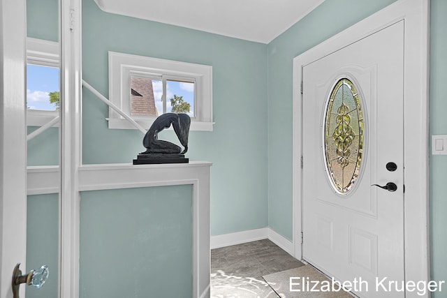 1215 Emerald Ave NE, Grand Rapids, MI 49505 - entrance foyer featuring plenty of natural light and marble finish flooring