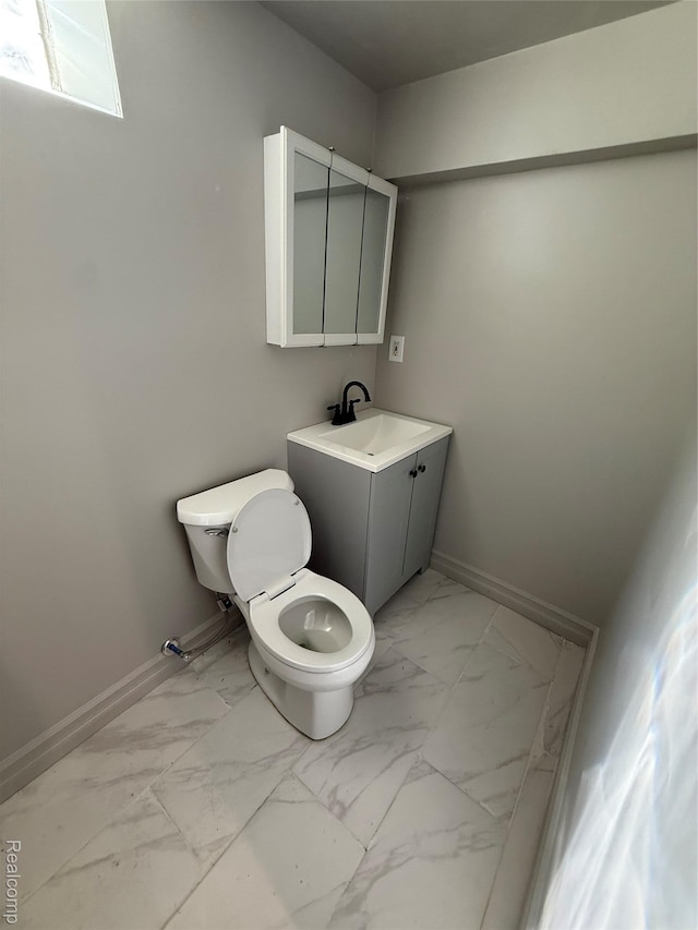 19612 Gaukler St, Saint Clair Shores, MI 48080 - bathroom with marble finish floors and vanity