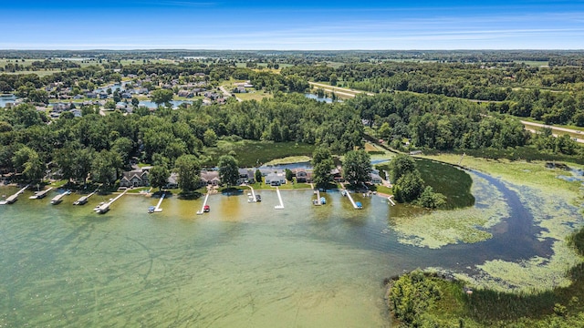 432 Spaulding Dr, Coldwater, MI 49036 - aerial view of property's location featuring a nearby body of water