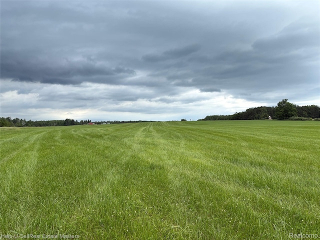 300 W Hubert Rd, Spruce, MI 48762 - view of yard with a rural view