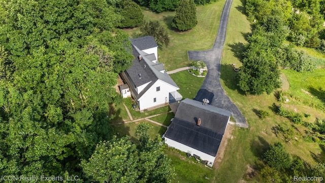 6727 Napier Rd, Plymouth, MI 48170 - view from above of property