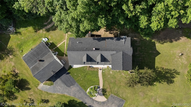 6727 Napier Rd, Plymouth, MI 48170 - view from above of property