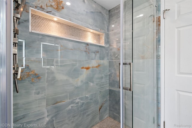 6727 Napier Rd, Plymouth, MI 48170 - full bath featuring a stall shower