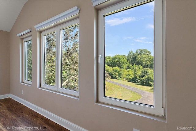 6727 Napier Rd, Plymouth, MI 48170 - detailed view of baseboards and wood finished floors