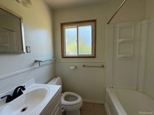 13420 Couwlier Ave, Warren, MI 48089 - bathroom with tile patterned flooring, vanity, and  shower combination