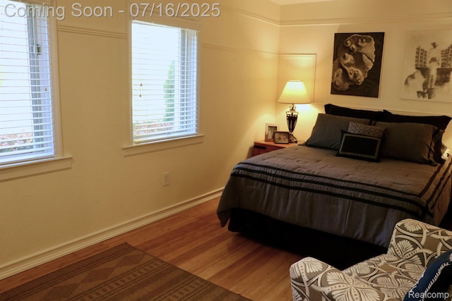46877 W Ann Arbor Trl, Plymouth, MI 48170 - bedroom with wood finished floors and baseboards